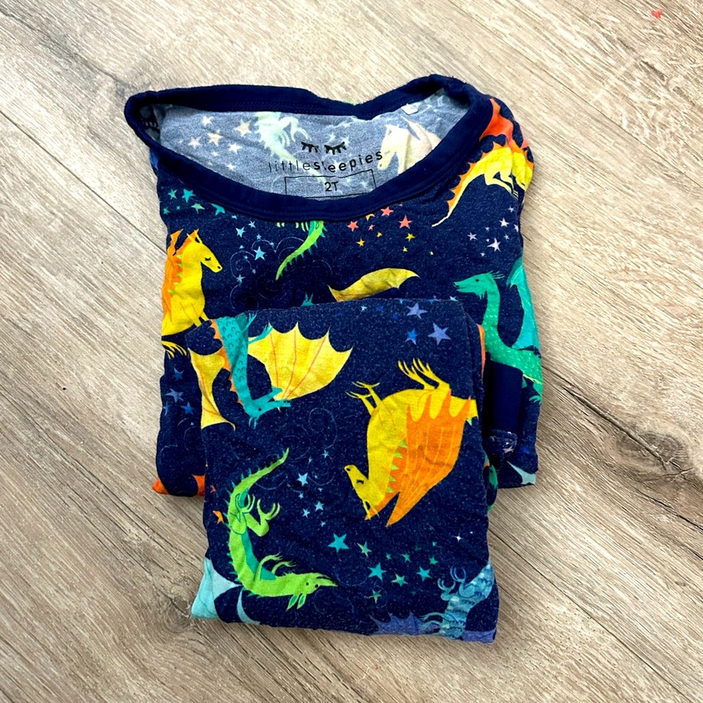 Little Sleepies Dragon Galaxy jammies